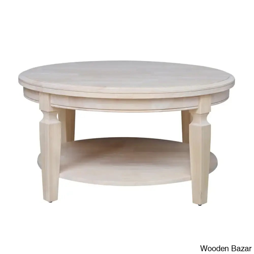 Merril Solid Wood Coffee Table And Center