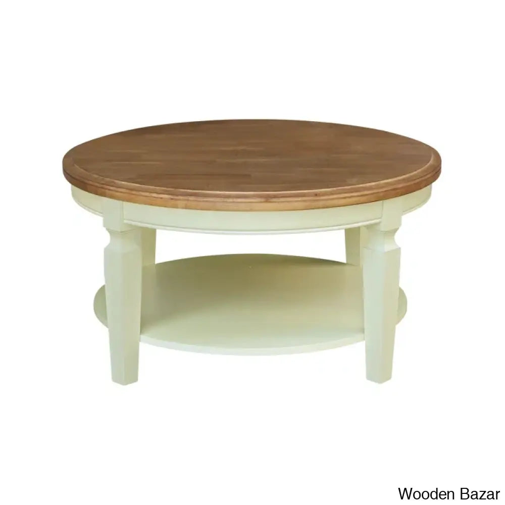 Merril Solid Wood Coffee Table And Center