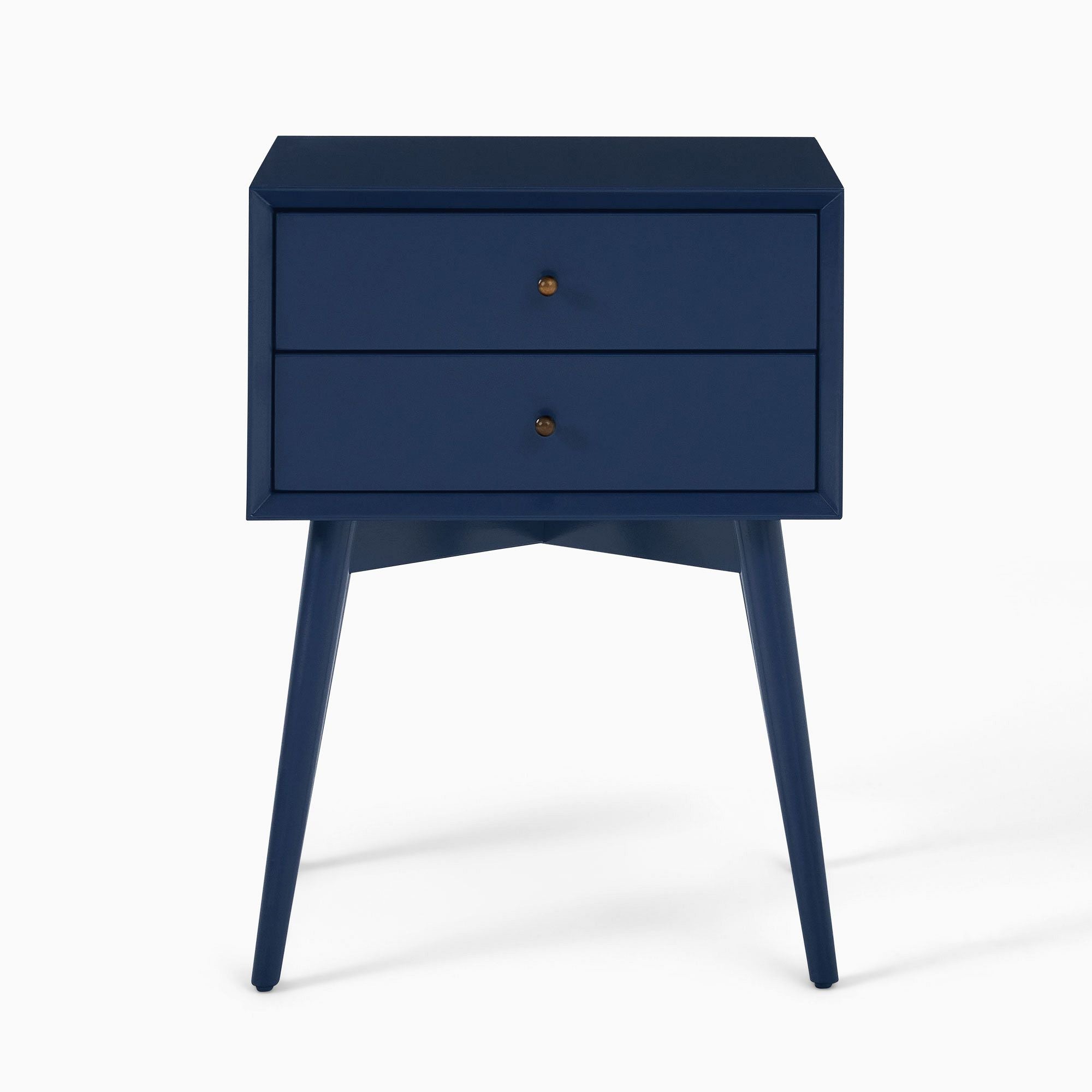 Kolerg Mid-Century Painted Bedside Table - Wooden Bazar