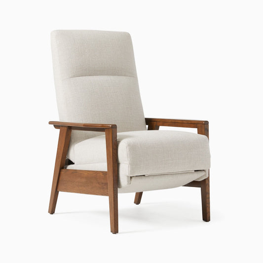 Airenid Mid-Century Show Wood Recliner - Wooden Bazar