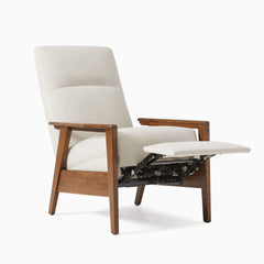 Airenid Mid-Century Show Wood Recliner - Wooden Bazar