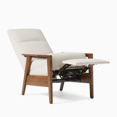 Airenid Mid-Century Show Wood Recliner - Wooden Bazar