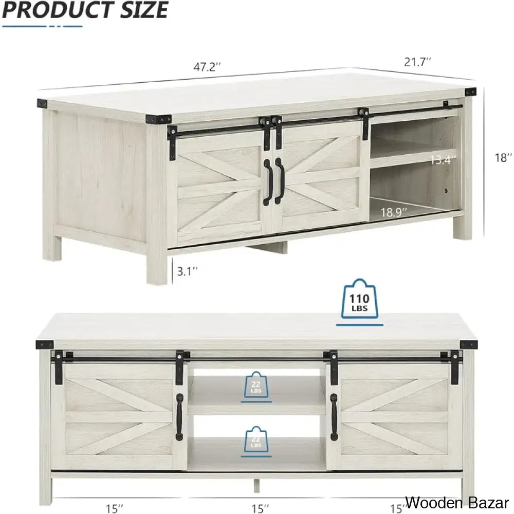 Mikiyah Coffee And Center Table