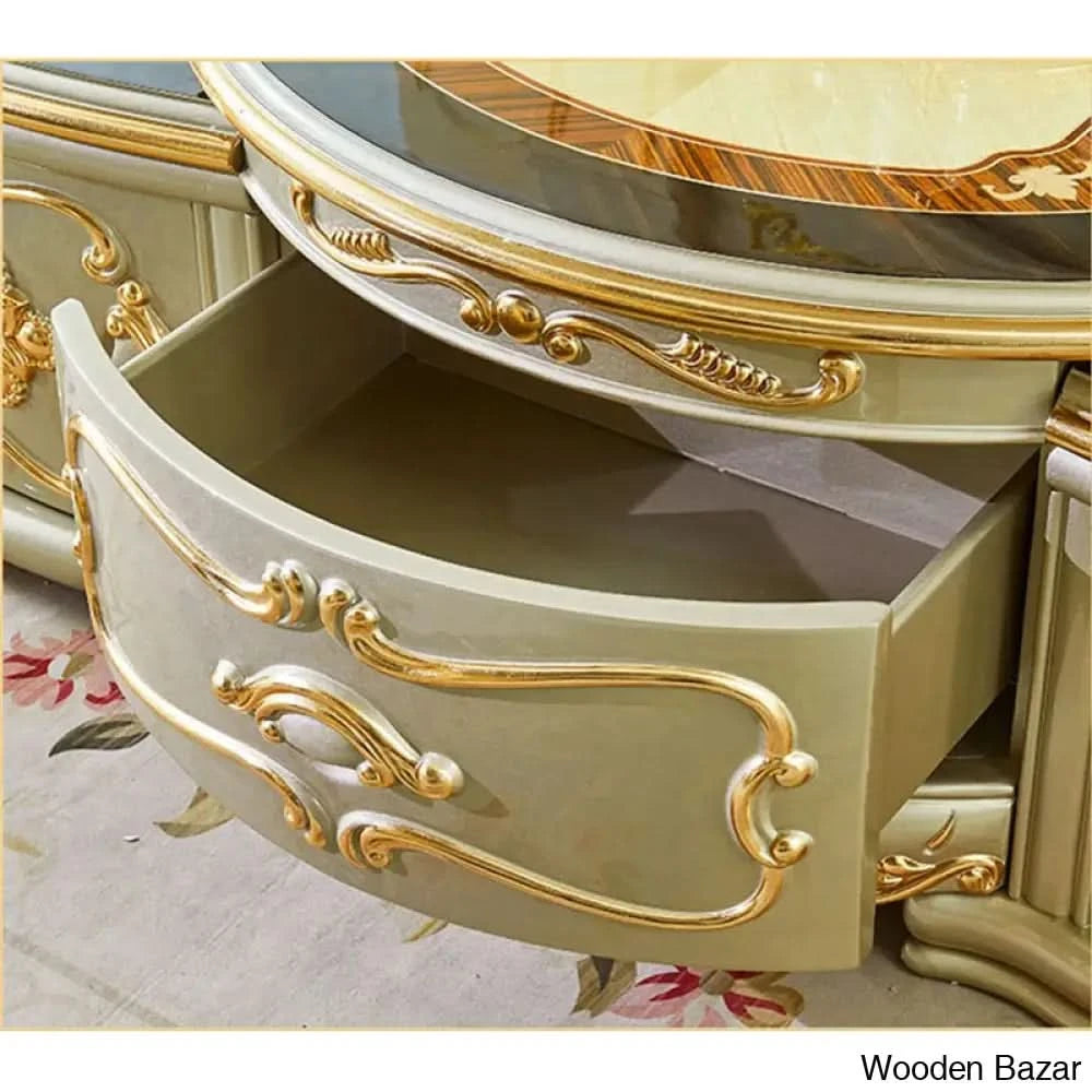 Miku Solid Wood Coffee and center Table – Wooden Bazar