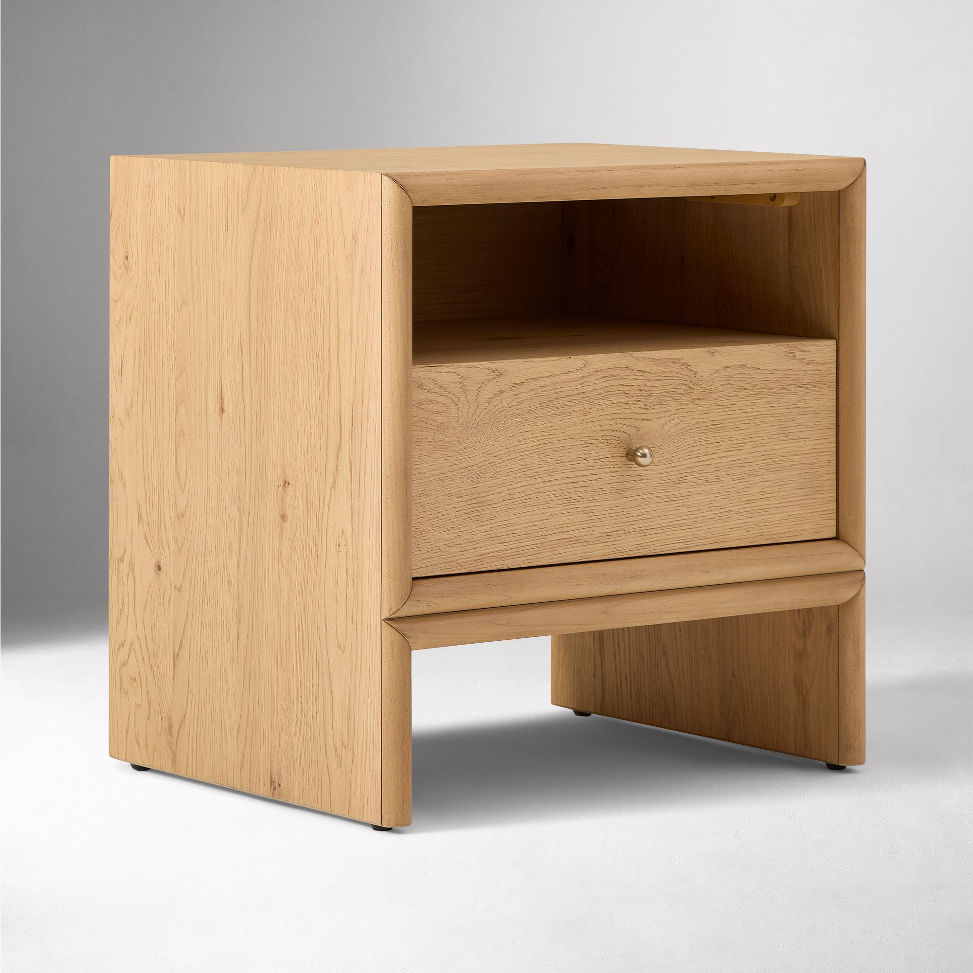 Kianovich Modern Bedside Table - Wooden Bazar