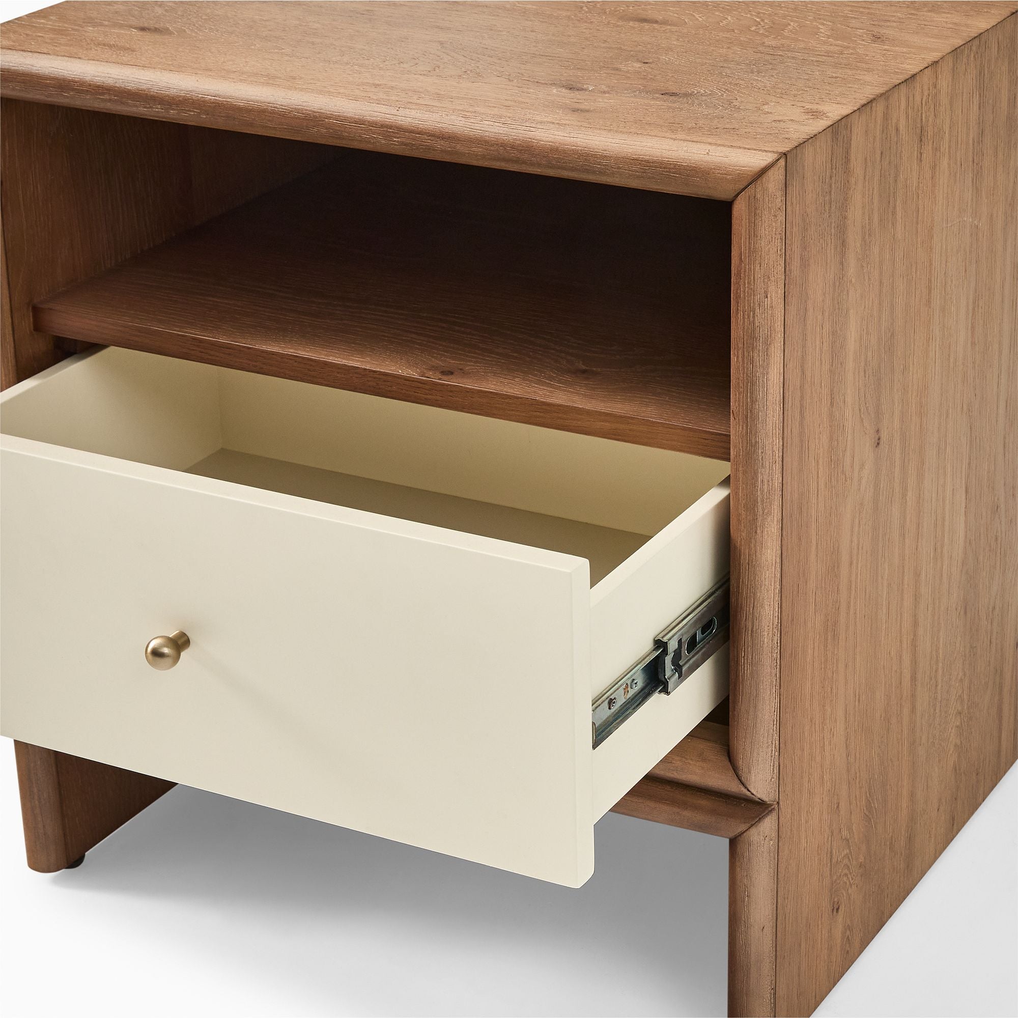 Kianovich Modern Bedside Table - Wooden Bazar