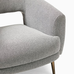Carryon Modern Barrel Accent Chairs  Set of 2