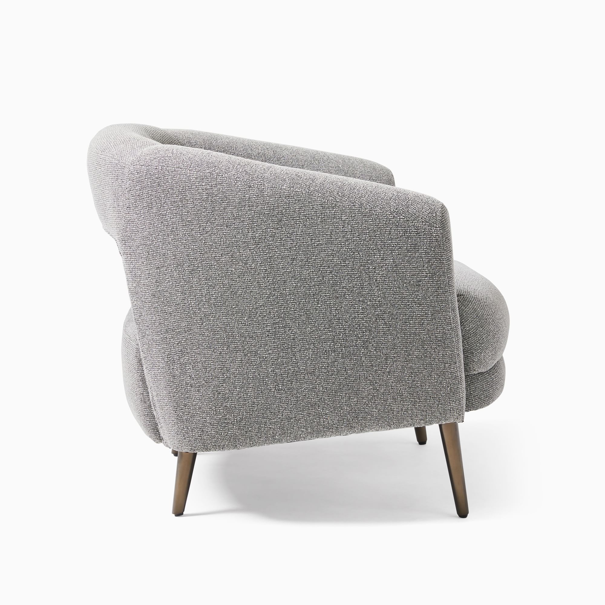 Carryon Modern Barrel Accent Chairs  Set of 2