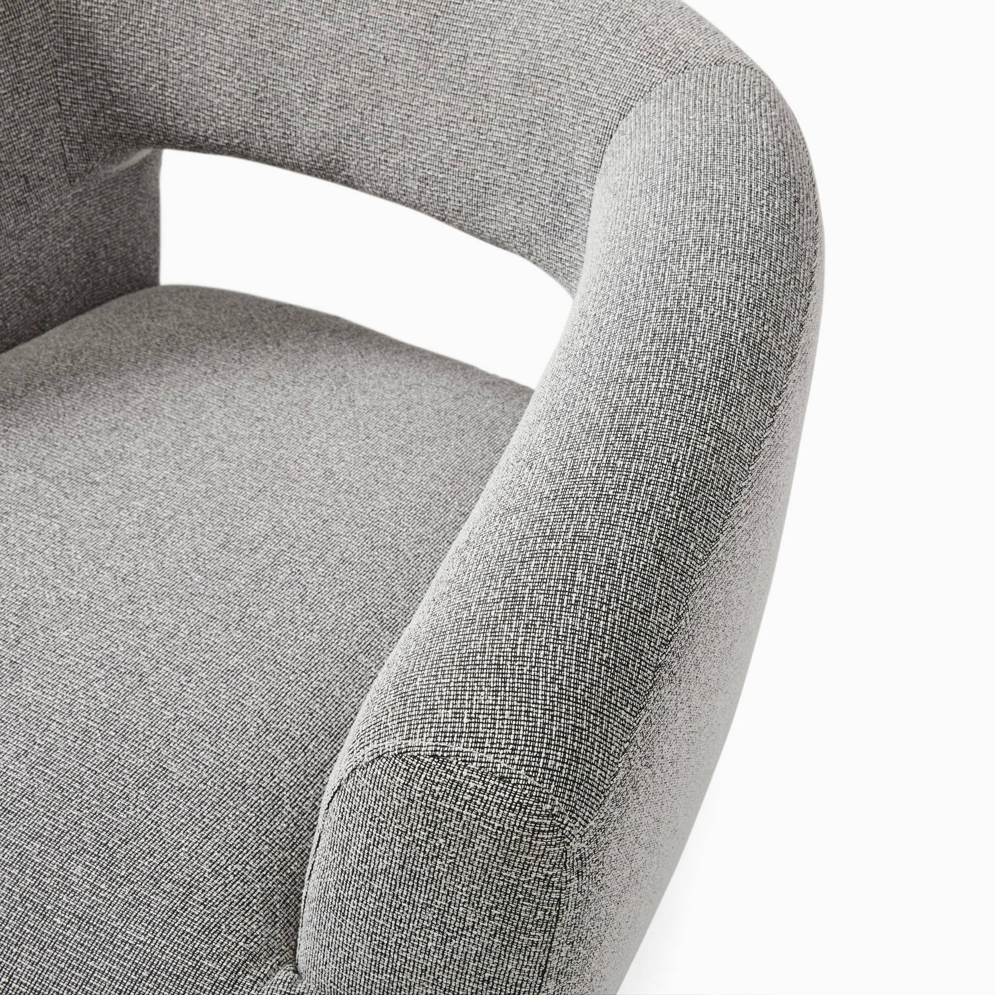 Carryon Modern Barrel Accent Chairs  Set of 2