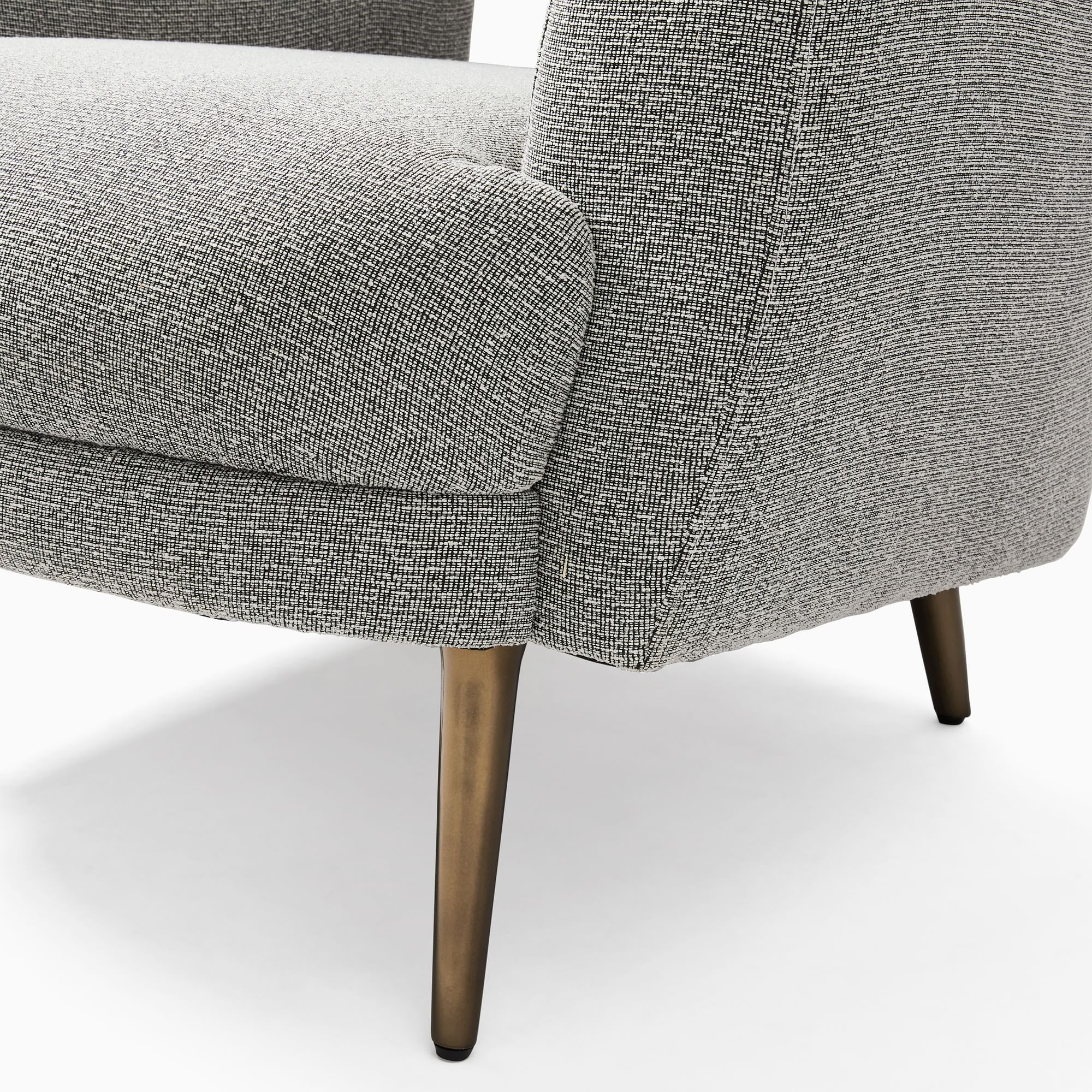 Carryon Modern Barrel Accent Chairs  Set of 2