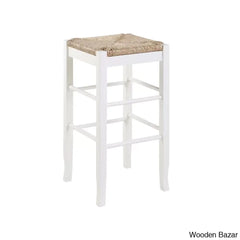Miltonsburgz Swivel Bar & Counter Stool (Set Of 2)- Wooden Bazar