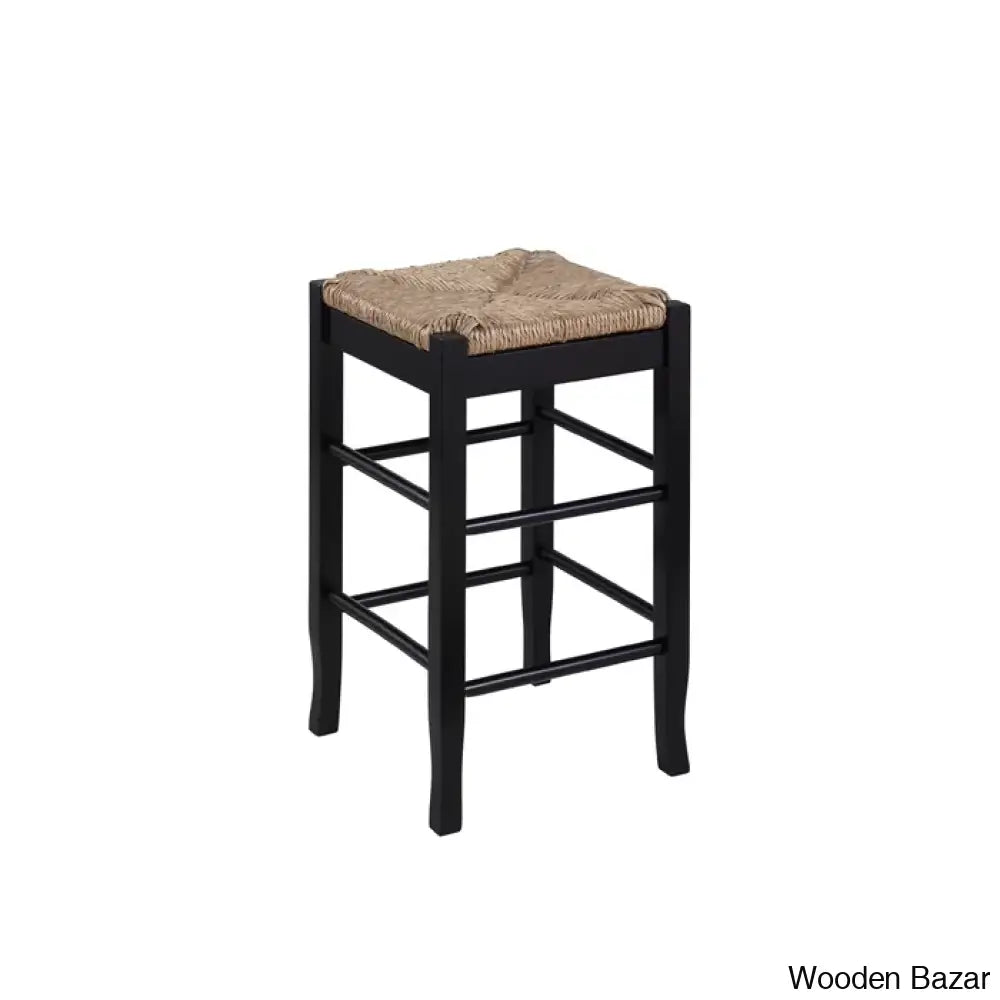 Miltonsburgz Swivel Bar & Counter Stool (Set Of 2)- Wooden Bazar