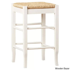 Miltonsburgz Swivel Bar & Counter Stool (Set Of 2)- Wooden Bazar