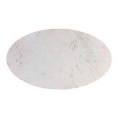Pivoted  Minimal Marble & Steel Coffee Table - Wooden bazar