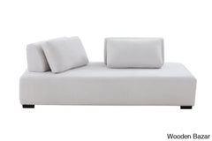 Minimalist Beige Modular Sofa & Daybed - Ideal For Living Room Bedroom And Guest Spaces