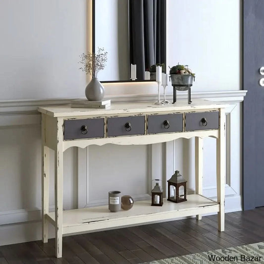 Glass Foyer Table
