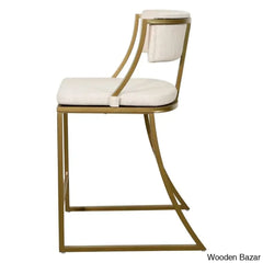 Mirandas Swivel Modern Metal Counter And Bar Stool