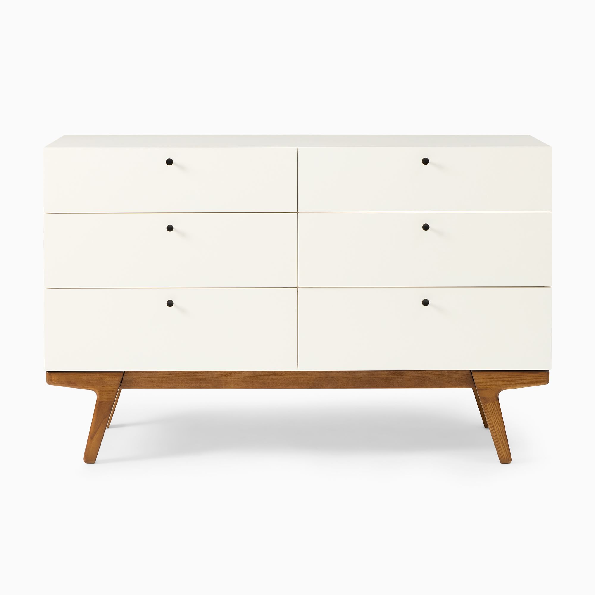 Modern 6-Drawer Dresser - Wooden bazar