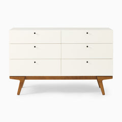 Modern 6-Drawer Dresser - Wooden bazar