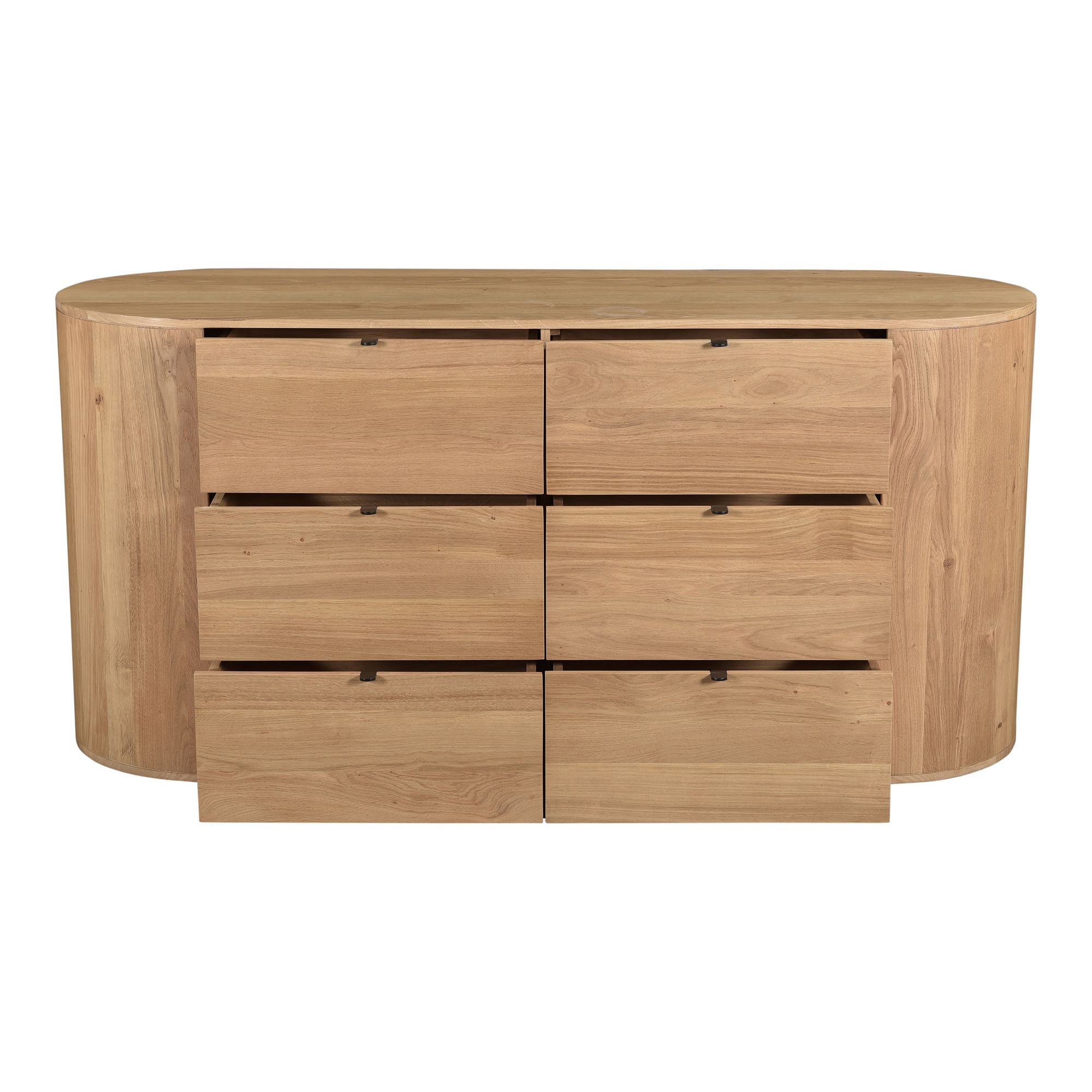 Gharel Modern Round Dresser (66") - Wooden Bazar