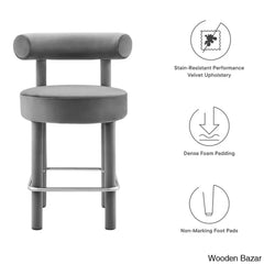 Modwayo Toulouse Counter And Bar Stool (Set Of 2)