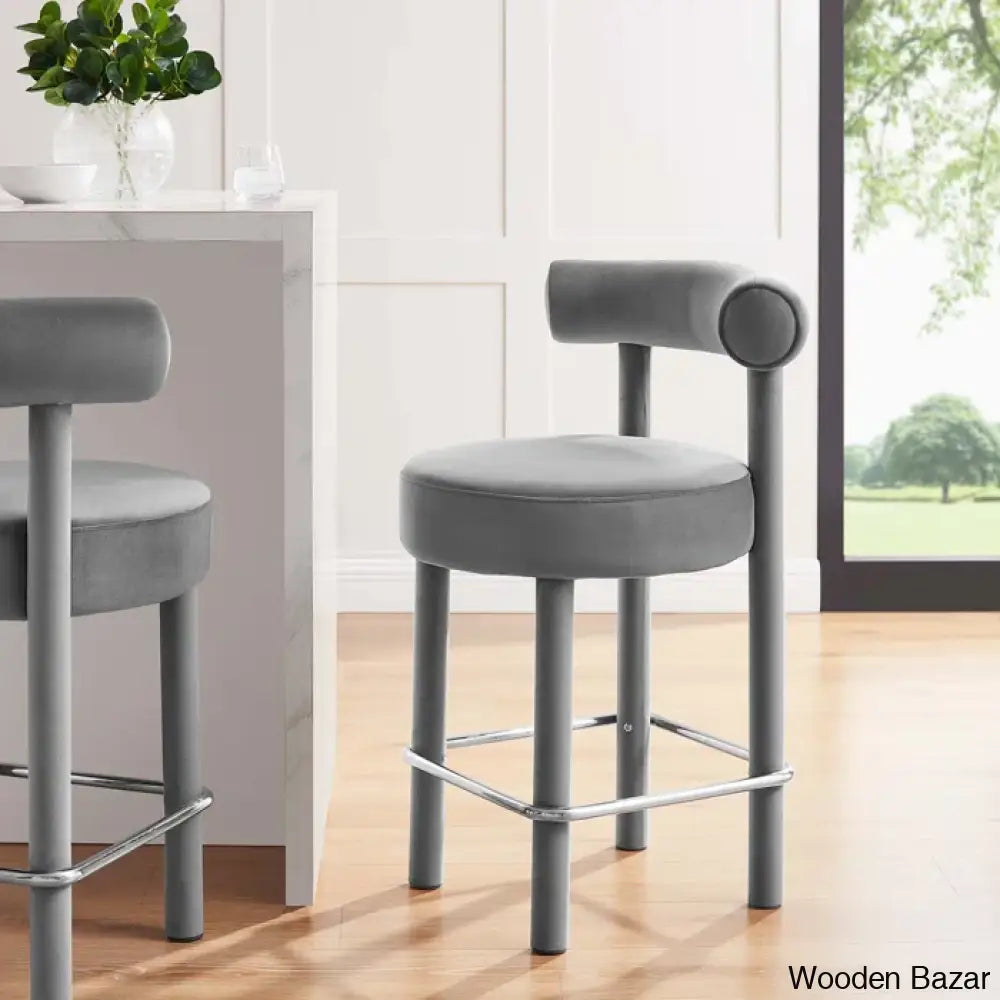 Modwayo Toulouse Counter And Bar Stool (Set Of 2)