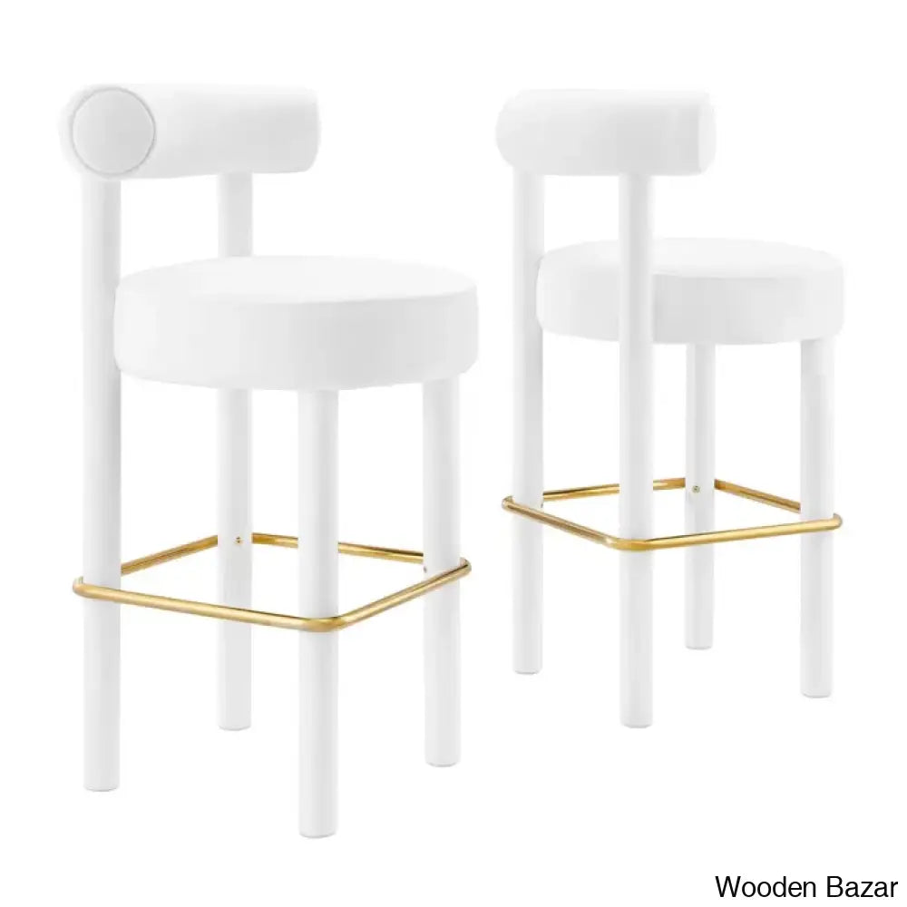 Modwayo Toulouse Counter And Bar Stool (Set Of 2)