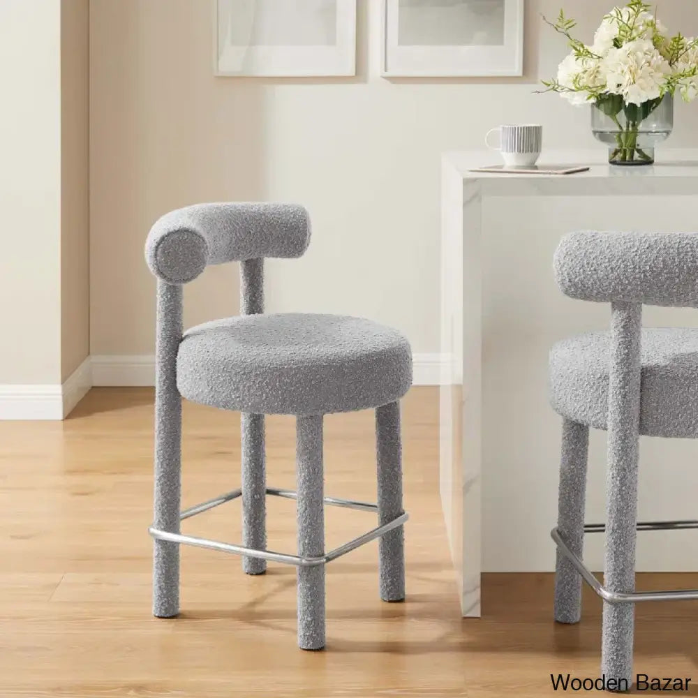 Modwayo Toulouse Counter And Bar Stool (Set Of 2)