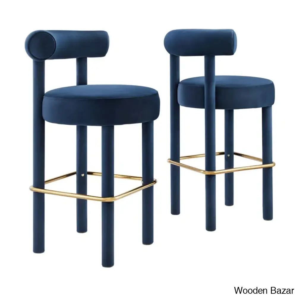 Modwayo Toulouse Counter And Bar Stool (Set Of 2)