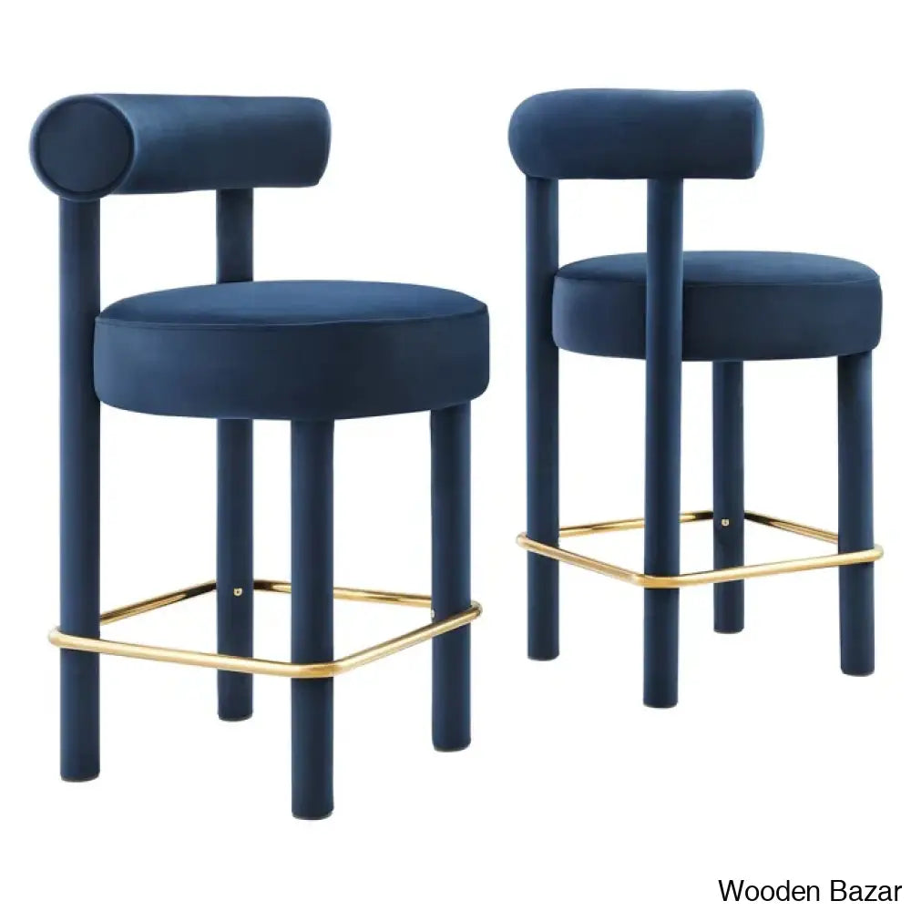 Modwayo Toulouse Counter And Bar Stool (Set Of 2)