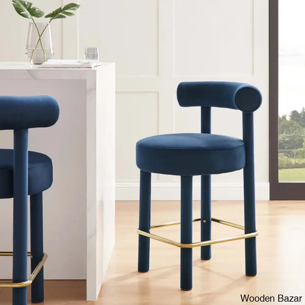 Modwayo Toulouse Counter And Bar Stool (Set Of 2)