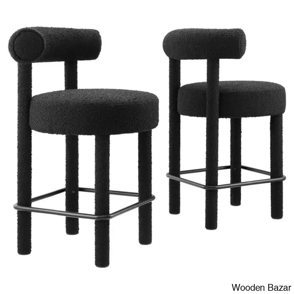 Modwayo Toulouse Counter And Bar Stool (Set Of 2)