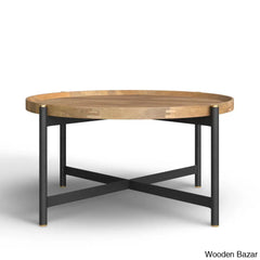 Molise Solid Wood Top Coffee Table And Center Table