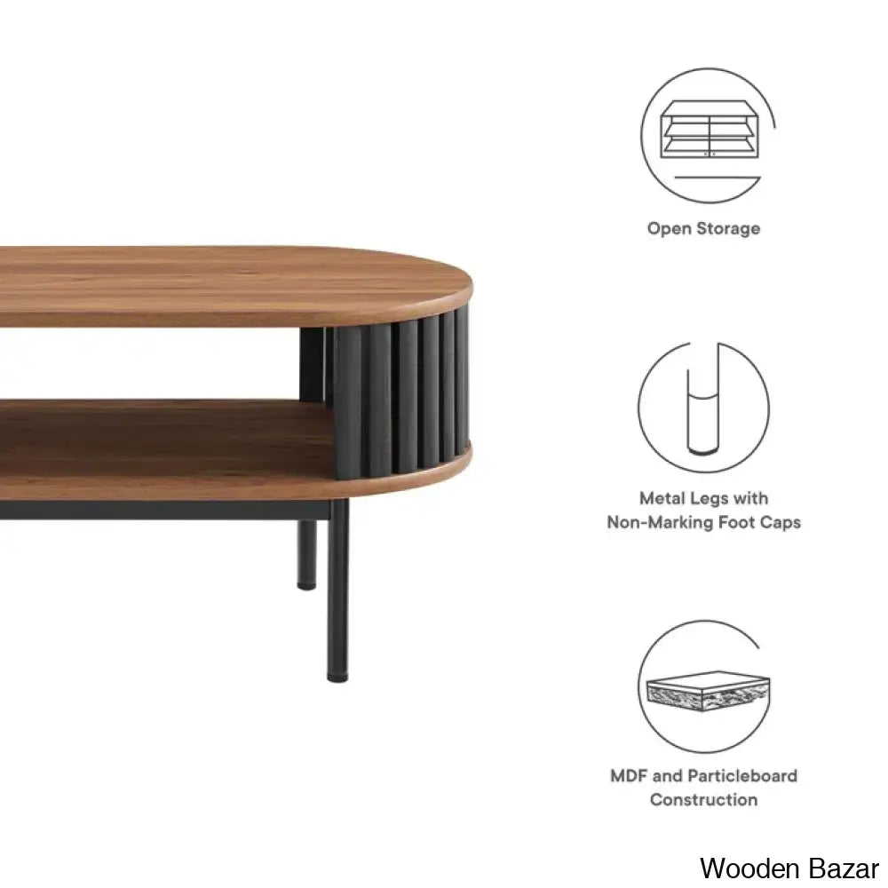 Moodway Fortitude Modern Coffee And Centertable