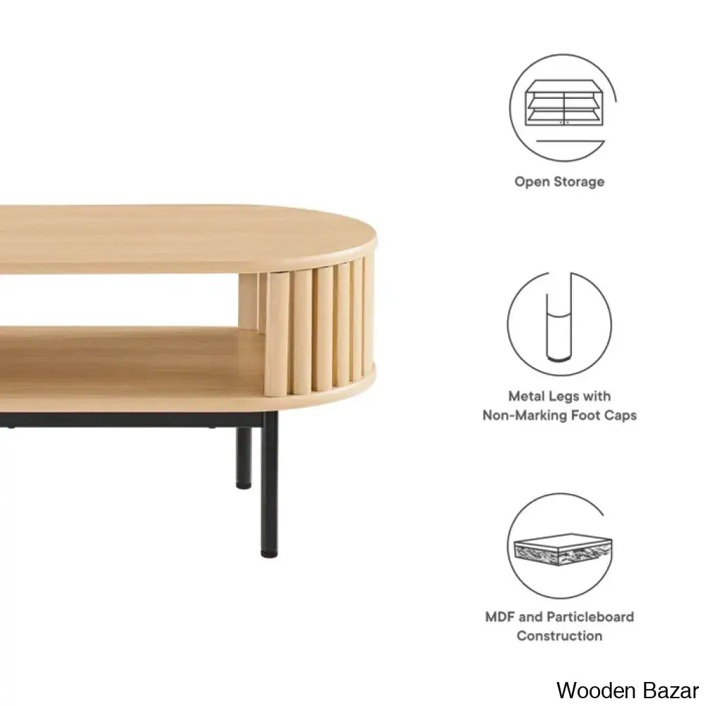 Moodway Fortitude Modern Coffee And Centertable