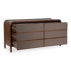 Zaniter Mat 6-Drawer Dresser - Wooden Bazar