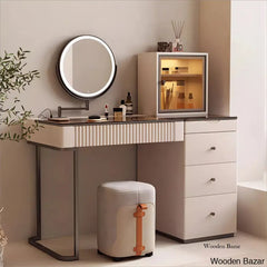 Myrasol Vanity Dressing Table With Mirror Light And Stool