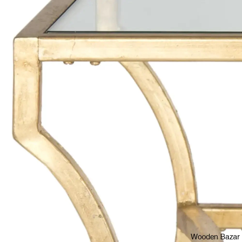 Naidan Glass Top Coffee And Center Table