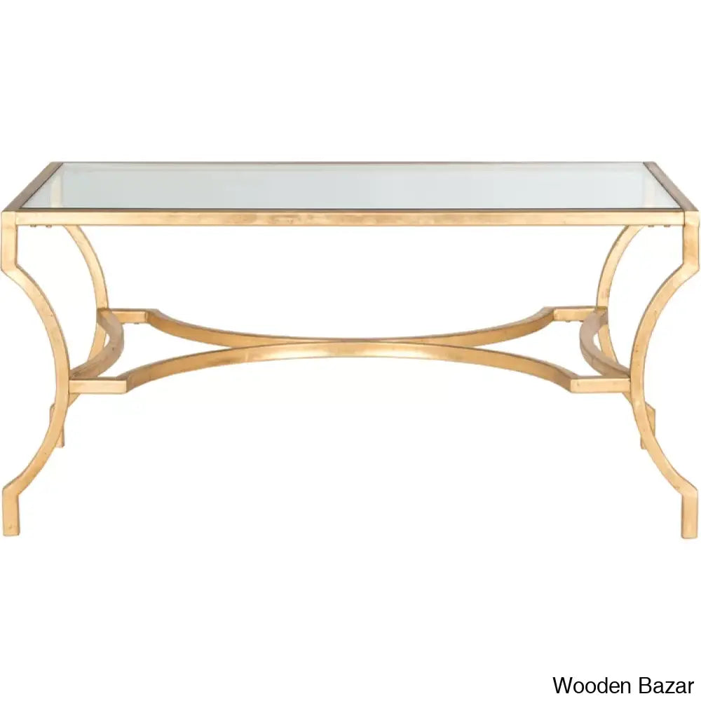 Naidan Glass Top Coffee And Center Table