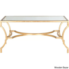 Naidan Glass Top Coffee And Center Table