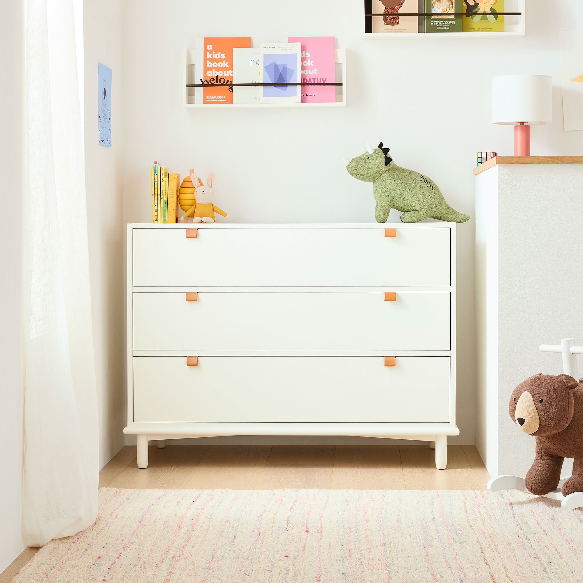 Jiker 3-Drawer Dresser - Wooden Bazar