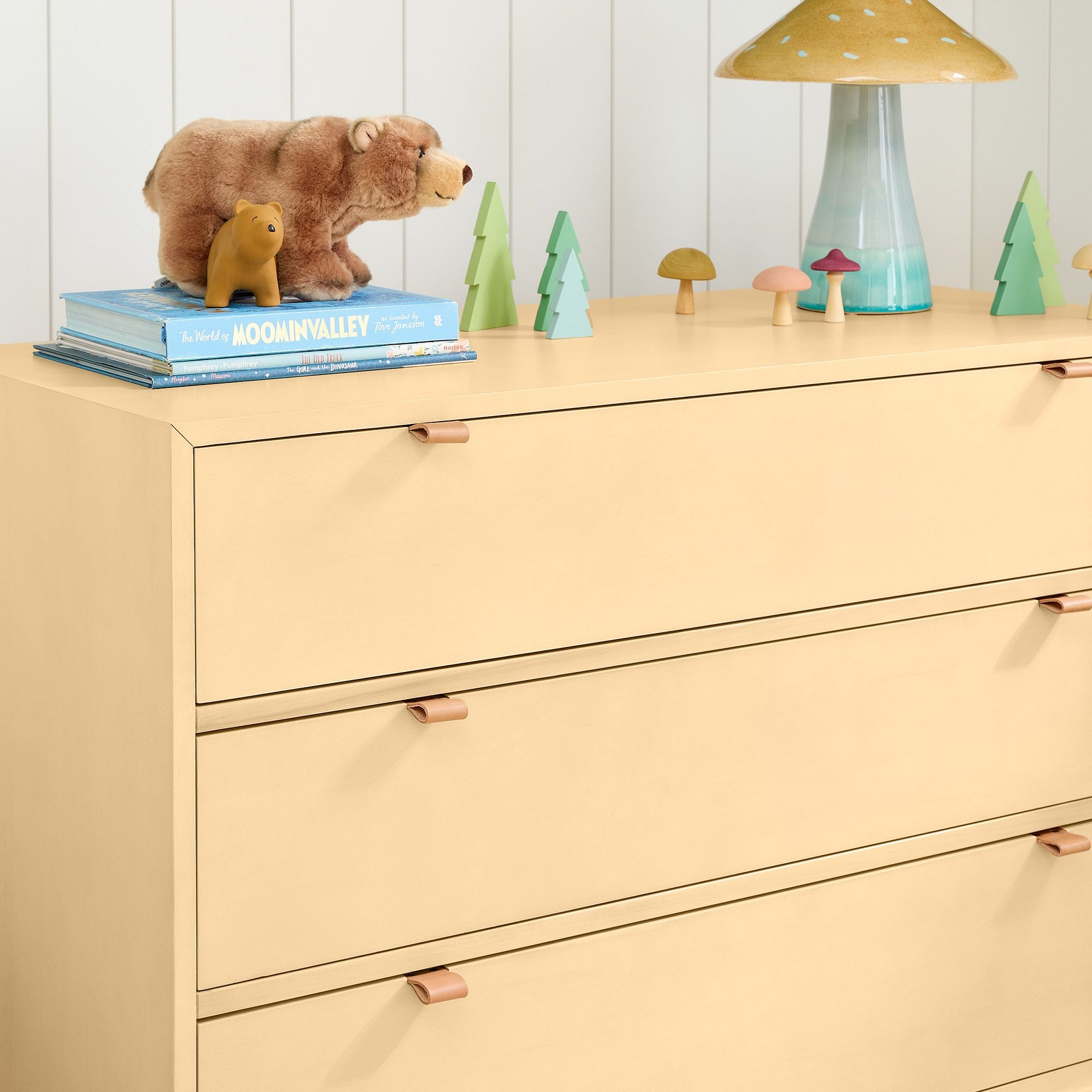 Jiker 3-Drawer Dresser - Wooden Bazar