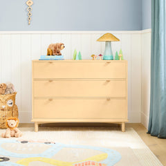 Jiker 3-Drawer Dresser - Wooden Bazar