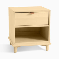 Karvilex  Wooden Nightstand with Drawer & Open Shelf