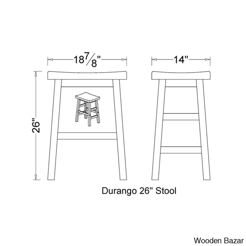 Nastyaz Swivel Industrial Rustic Solid Wood Metal Counter And Bar Stool