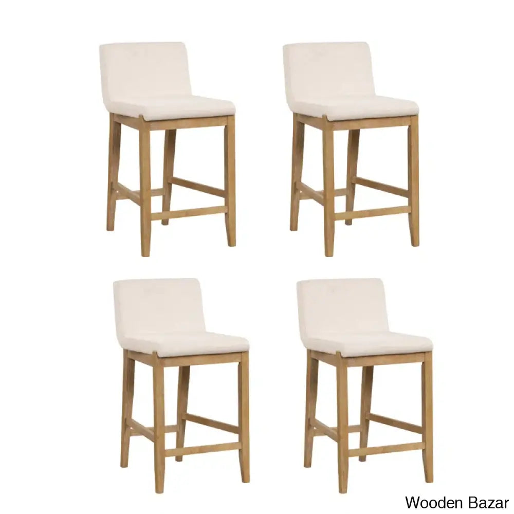 Natah Upholstered Counter And Bar Stool Set