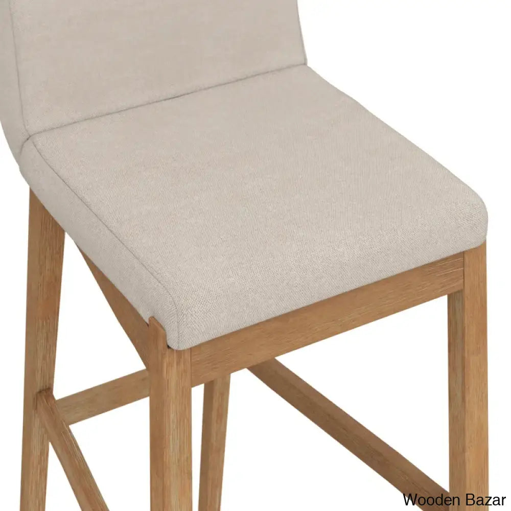 Natah Upholstered Counter And Bar Stool Set