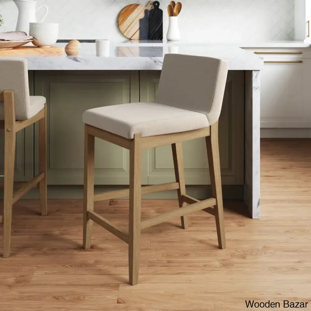 Natah Upholstered Counter And Bar Stool Set