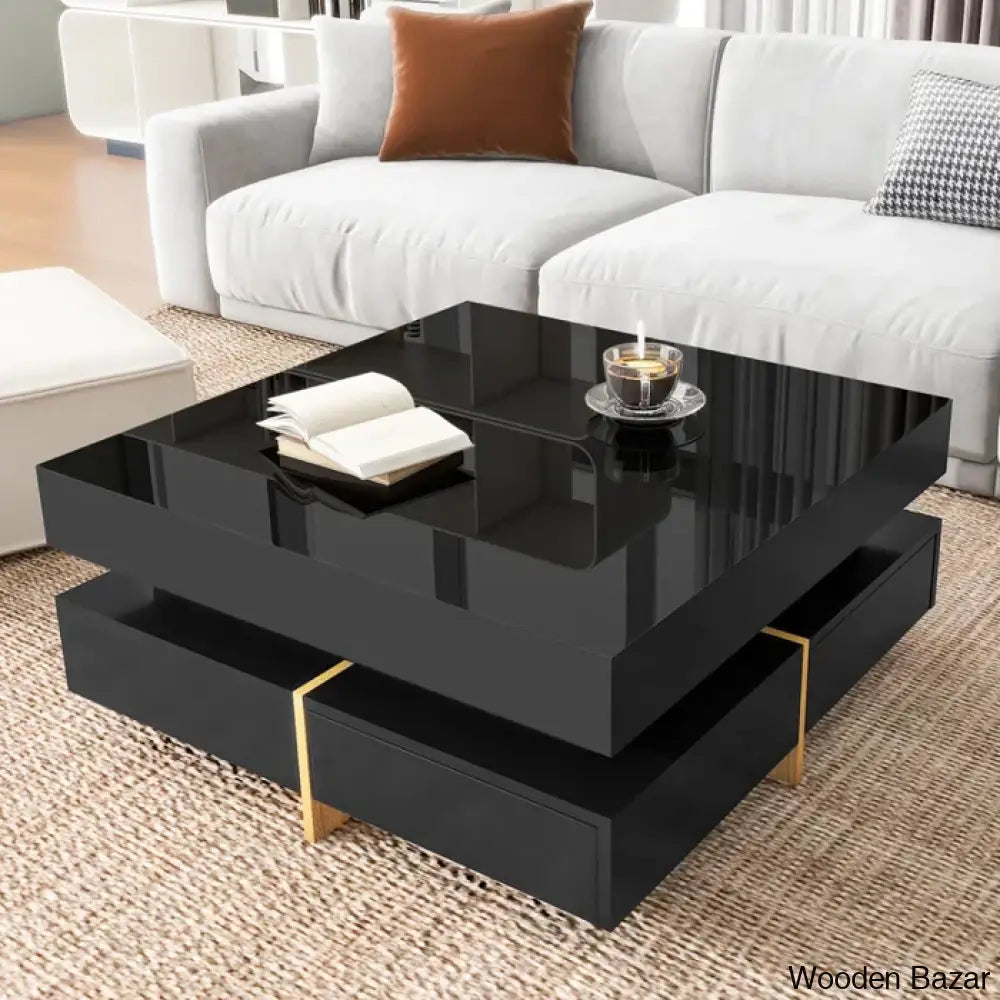 Natakan Coffee And Center Table Black