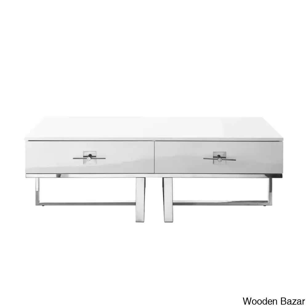 Nicolen Miller Plumeria Coffee And Center Table For Living Room Office